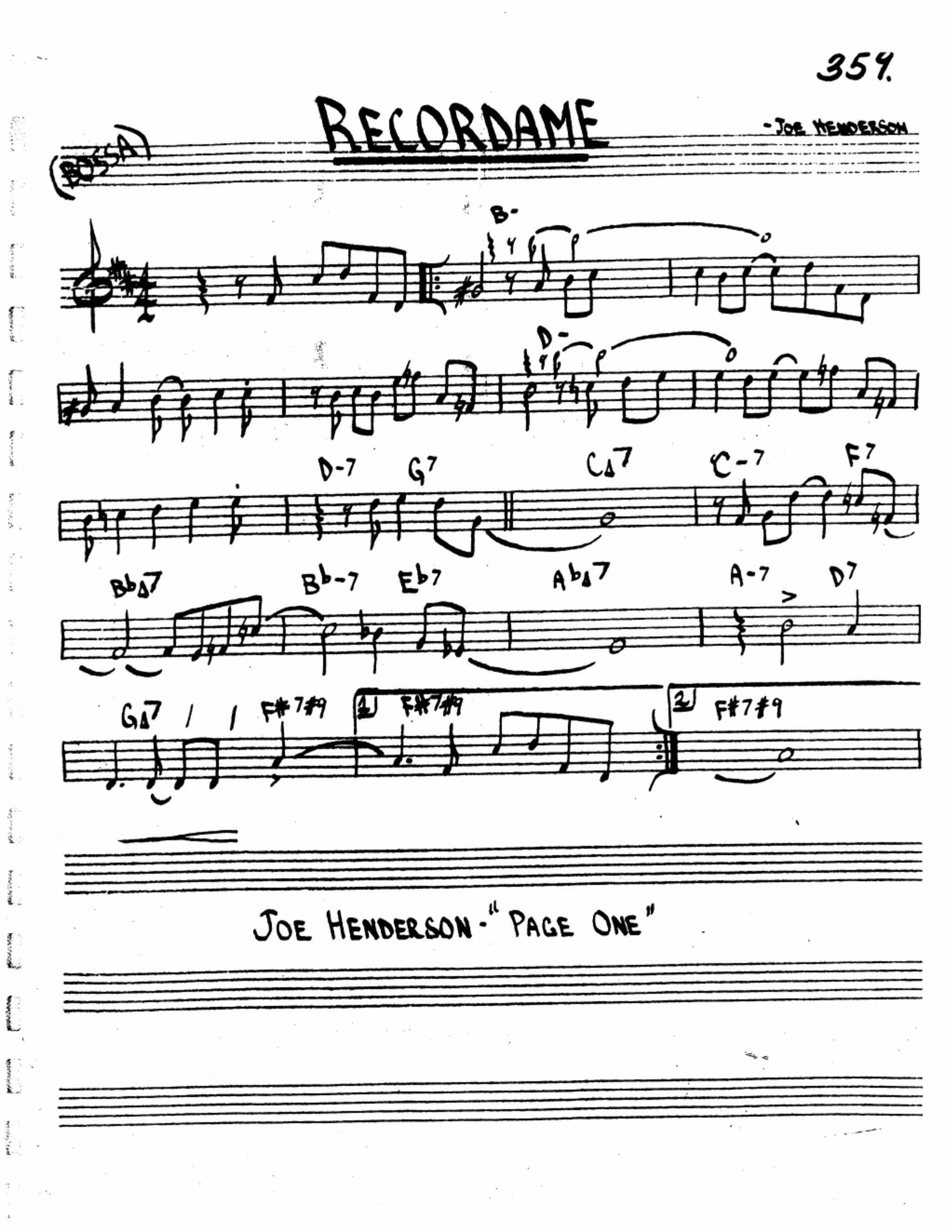 Sheet Music 1